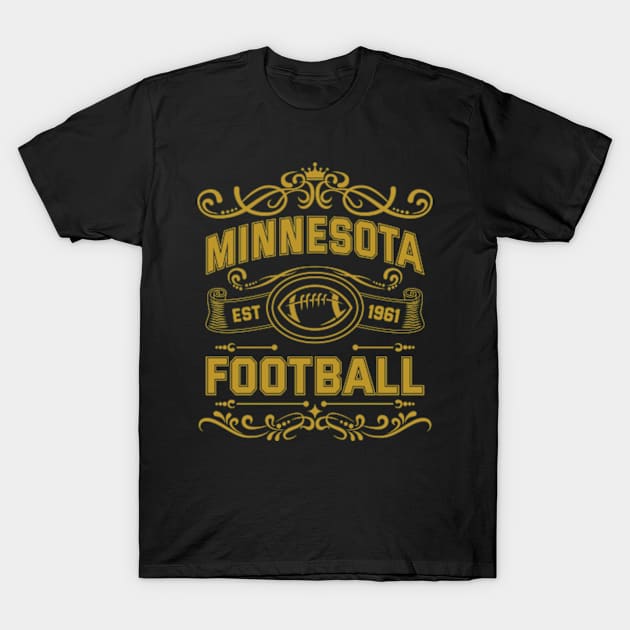 Vintage Minnesota Football T-Shirt by carlesclan